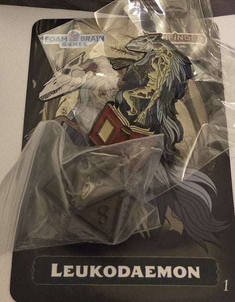 Pathfinder Lost Tome Mystery Loot Metal Figure And D20
