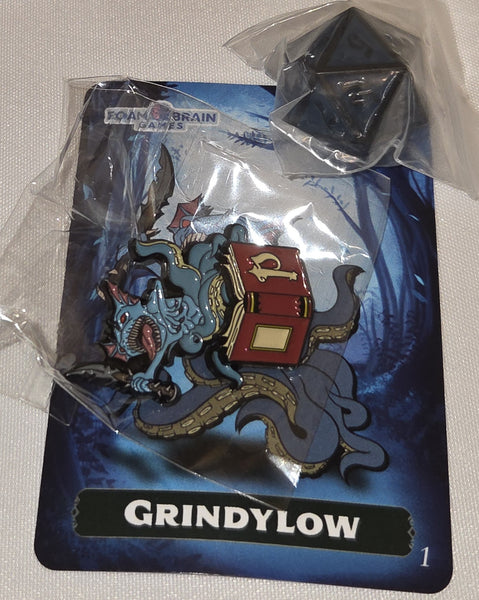 Pathfinder Lost Tome Mystery Loot Metal Figure And D20