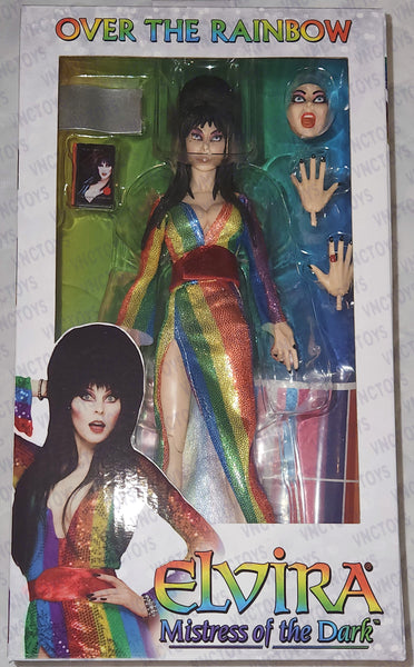 Elvira Mistress Of The Dark 8 Inch Over The Rainbow