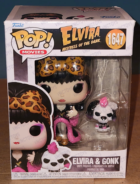 Elvira Mistress Of The Dark And Gonk Funko POP