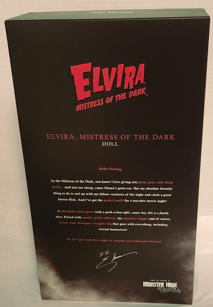 Elvira Mistress Of The Dark Monster High Skullector Doll