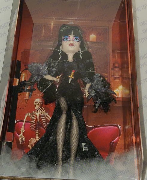 Elvira Mistress Of The Dark Monster High Skullector Doll