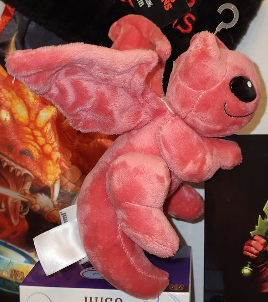 Little Embers Flames Red Plush Magnetic Dragon