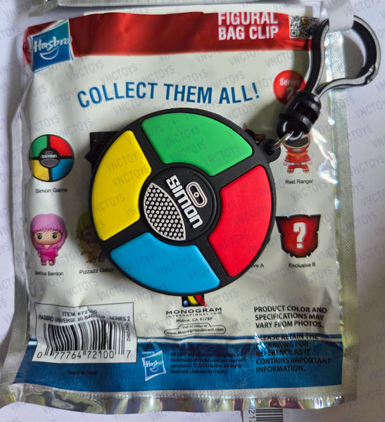 Hasbro Figural Bag Clips Series 2 And 4
