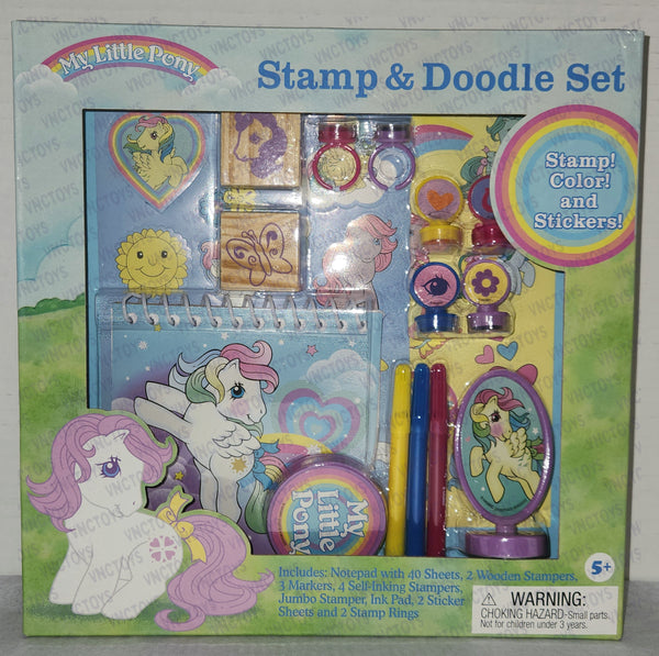 My Little Pony Retro G1 Stamp And Doodle Set