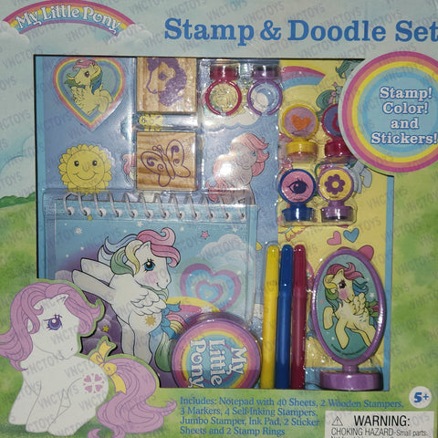 My Little Pony Retro G1 Stamp And Doodle Set