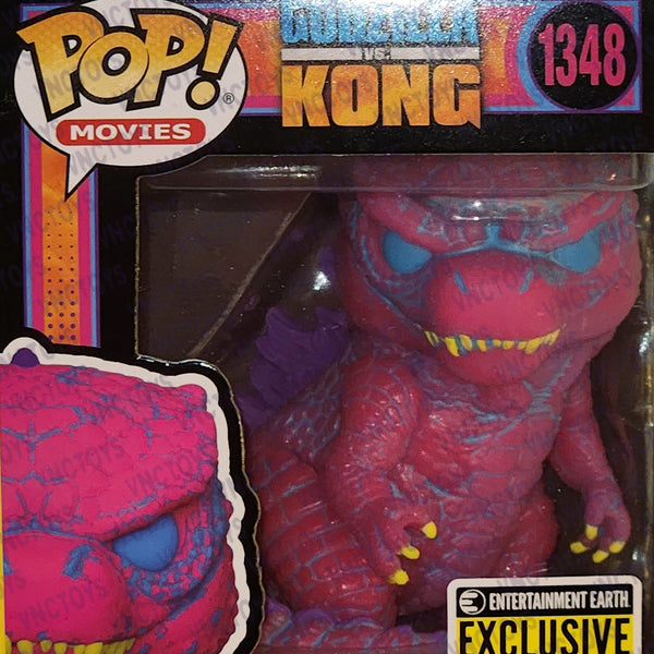 Godzilla vs. Kong Black Light Pop! EE Excl.