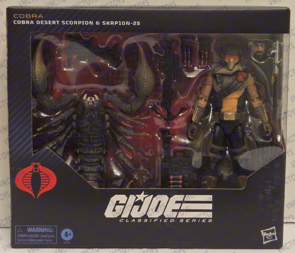 G.I. Joe Classified Series Deluxe Cobra Desert Scorpion SKRP10N-25 6 Inch Figures