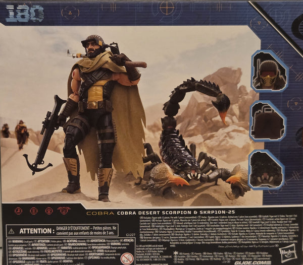 G.I. Joe Classified Series Deluxe Cobra Desert Scorpion SKRP10N-25 6 Inch Figures