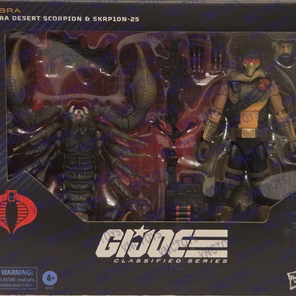 G.I. Joe Classified Series Deluxe Cobra Desert Scorpion SKRP10N-25 6 Inch Figures