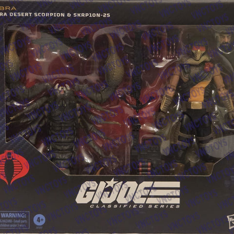 G.I. Joe Classified Series Deluxe Cobra Desert Scorpion SKRP10N-25 6 Inch Figures