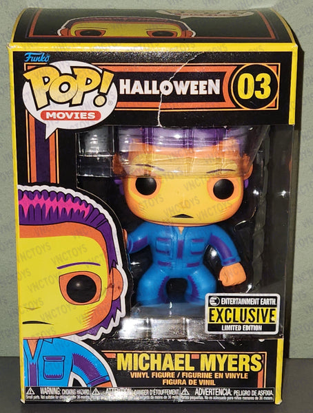 Halloween Michael Myers Black Light Pop! Box Damage