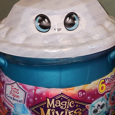 Magic Mixies Large Magic Caldron Plush Reveal Blue