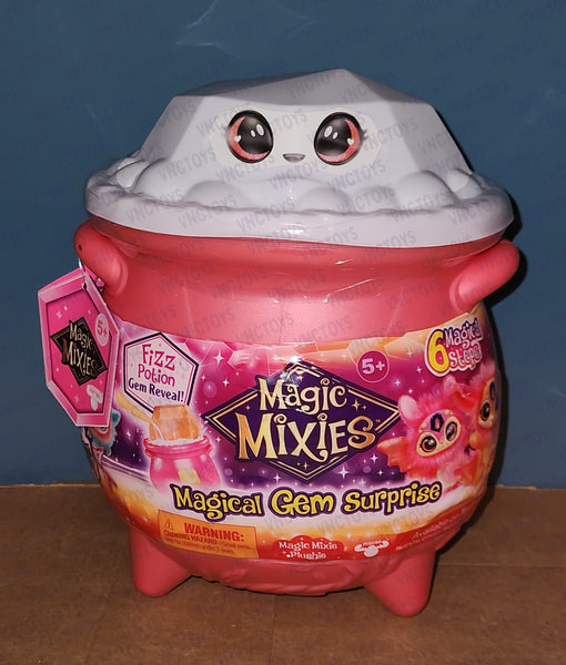 Magic Mixies Large Magic Caldron Plush Reveal Pink