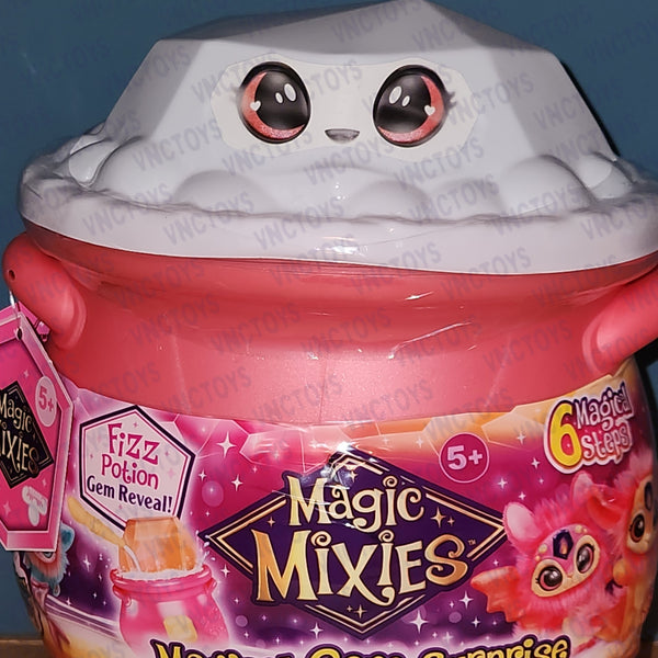 Magic Mixies Large Magic Caldron Plush Reveal Pink