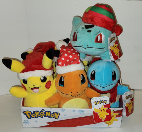 Pokemon 8 Inch Holiday Bulbasaur Squirtle Charmander