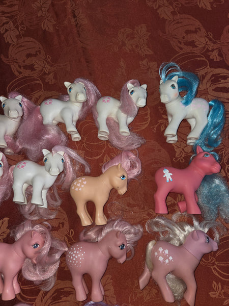 Custom Bait Play Lot of 16 My Little Pony Vintage G1