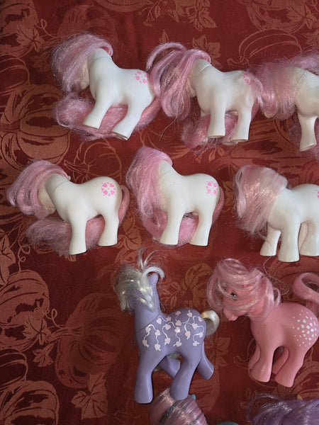 Custom Bait Play Lot of 16 My Little Pony Vintage G1