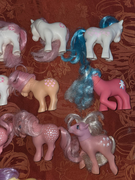 Custom Bait Play Lot of 16 My Little Pony Vintage G1