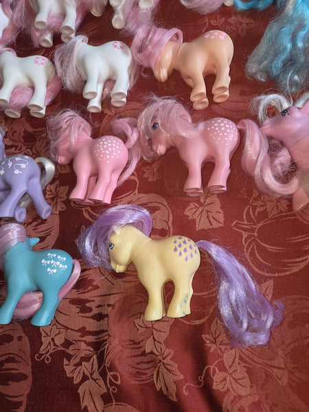 Custom Bait Play Lot of 16 My Little Pony Vintage G1
