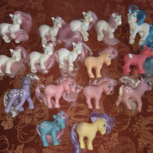 Custom Bait Play Lot of 16 My Little Pony Vintage G1