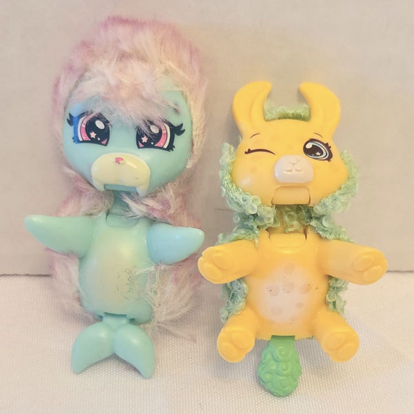 Little Live Pets Scruff A Luvs Surprise Vet Rescue Llama Walrus Used