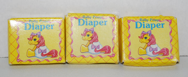 My Little Pony Vintage Baby Diaper Box Used