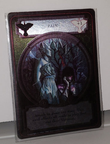 The Crow Vintage Card Game Foil Card Pain