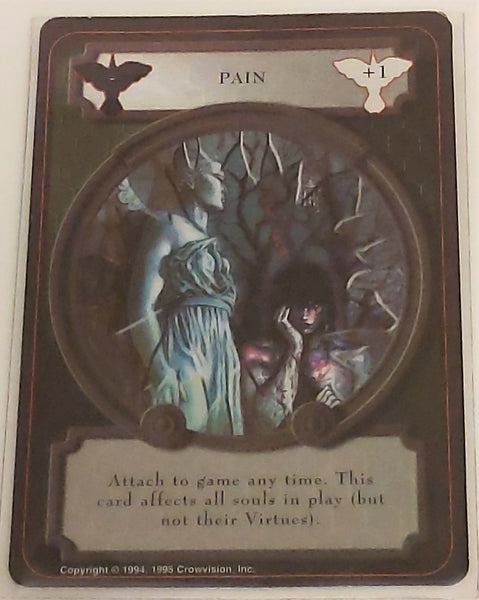 The Crow Vintage Card Game Foil Card Pain